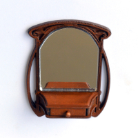 Art Nouveau Mirror Shelf